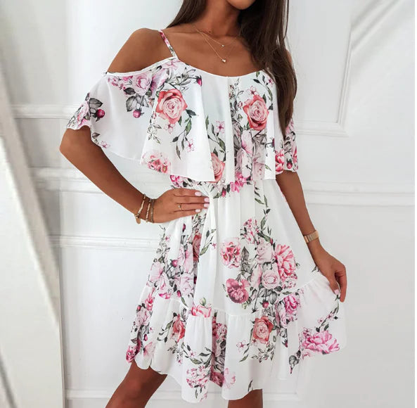 Summer Two-Piece Set with Elegant Top and Pants
