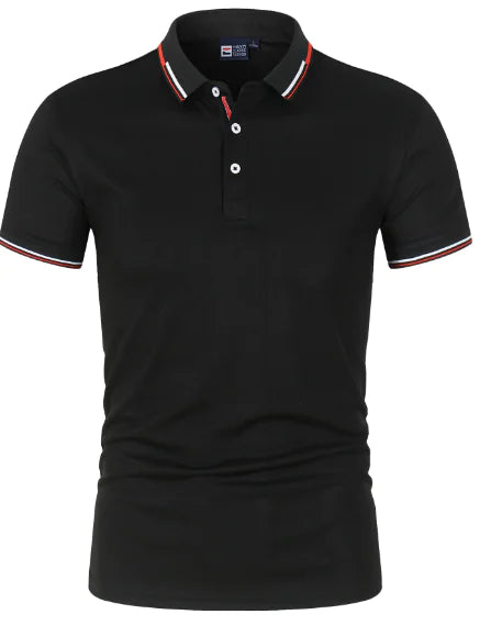 Men's Polo Shirt Casual Tee (One Piece)